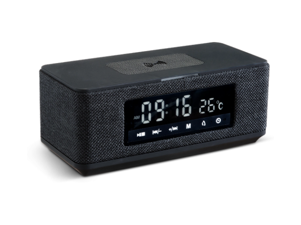 Bluetooth-kelloradio ja langaton laturi + 2 nroa Kotimikro -lehteä