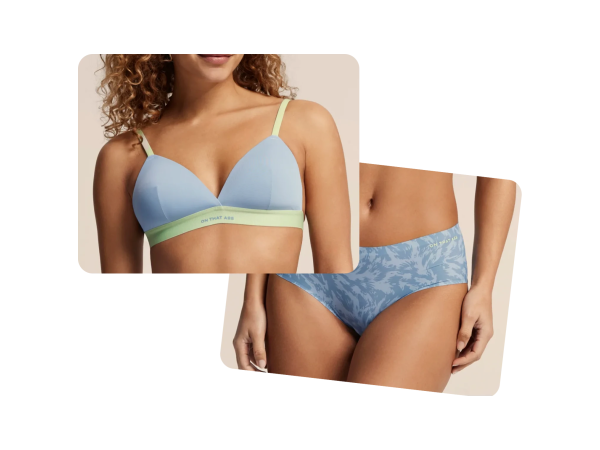 Saumaton hipster ja bralette